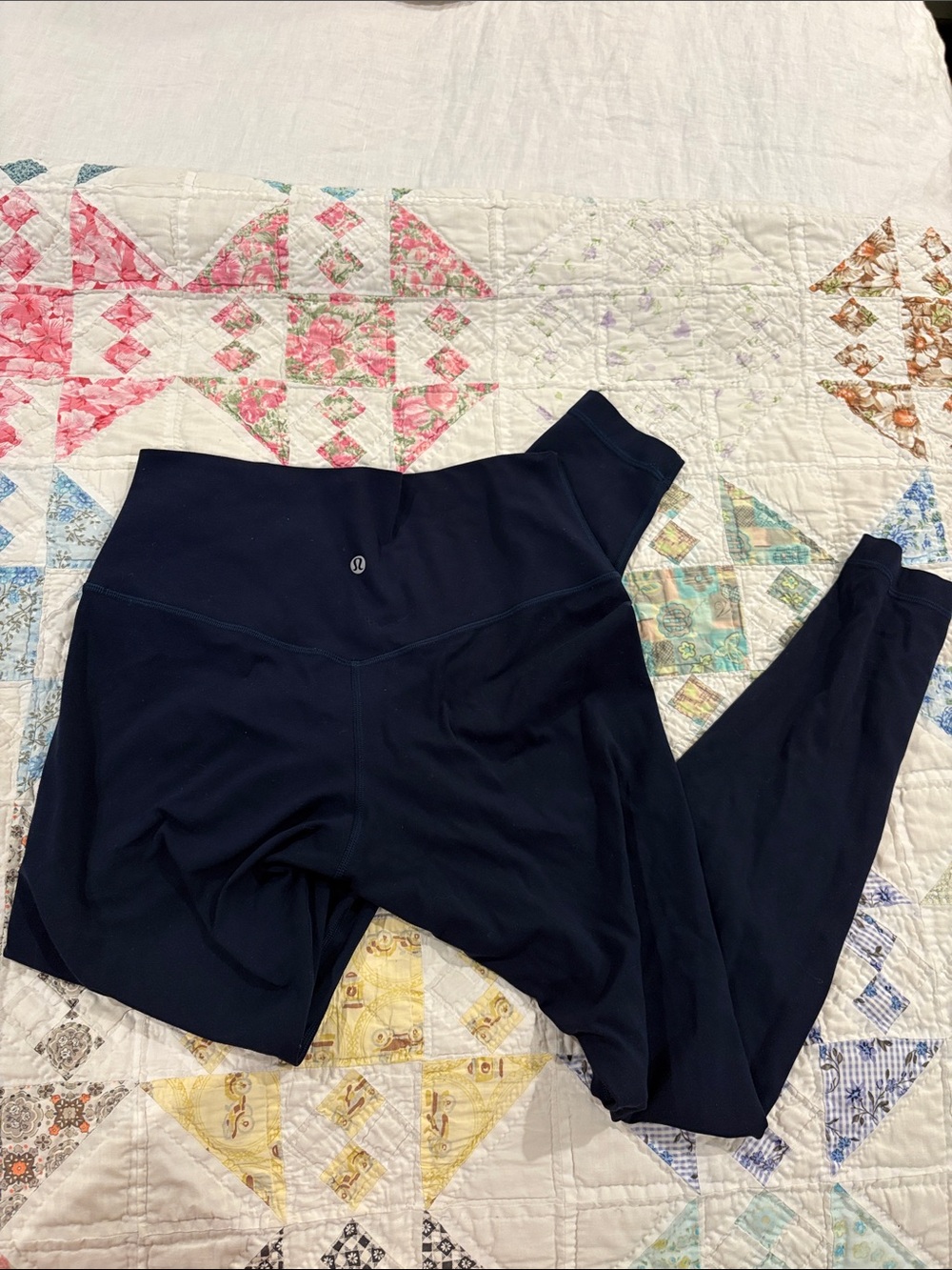 Lululemon High-Rise Navy Leggings